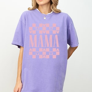Comfort Color® Disney Mama Shirt, Disney Mom Tee, Gift for Mom, Disney Vacation Shirt, Minnie Ear Shirt, Disney Family Shirt, Mom Tee, 0240 image 3