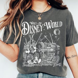 Comfort Color® Walt Disney World Shirt, The Happiest Place on Earth Shirt, Disney trip 2024, Disney Dream Shirts, Mickey Minnie Shirt, 00218 afbeelding 4