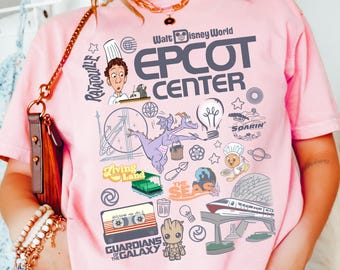 Comfort Color® Retro Epcot Park Shirt, Vintage Walt Disney World Tee, Disney Tee, Disney Vacation Tee, Epcot Outfit Tee 001349