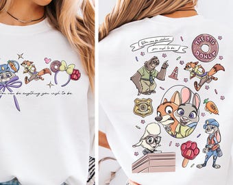 Comfort Color® Zootopia Shirt, Judy Hopps Nick Wilde Tee, Zootopia Friends Shirt, Disney Zootopia Tee, Disney Vacation Tee, 001261