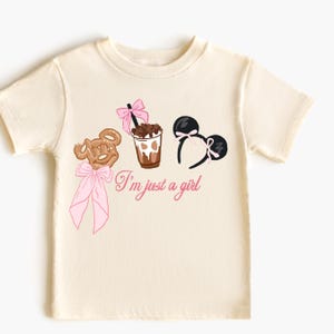 Comfort Color Disney Coquette Bows Watercolor Disney girl Cake T-Shirt Magic Kingdom Magical Snack tee EPCOT snack shirt 00901 画像 2