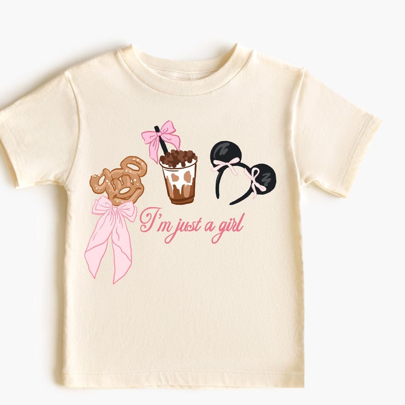 Comfort Color Disney Coquette Bows Watercolor Disney girl Cake T-Shirt Magic Kingdom Magical Snack tee EPCOT snack shirt 00901 画像 2