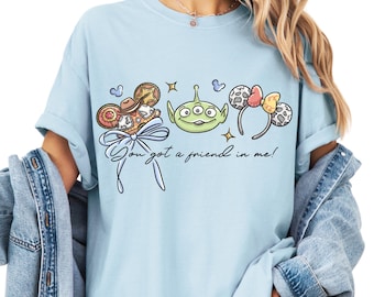 Comfort Colors® Retro Pixar Toy Story Tee, Vintage Pizza Planet Shirt, Disney Magic Kingdom Adventure Tee, Disneyland Trip Tee 001310