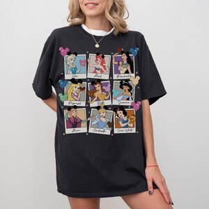 Comfort Colors® Disney Princess Tee Cinderella Shirt Rapunzel Shirt Disney Elsa Shirt WDW princess shirt Snow White Shirt, 0160 image 5
