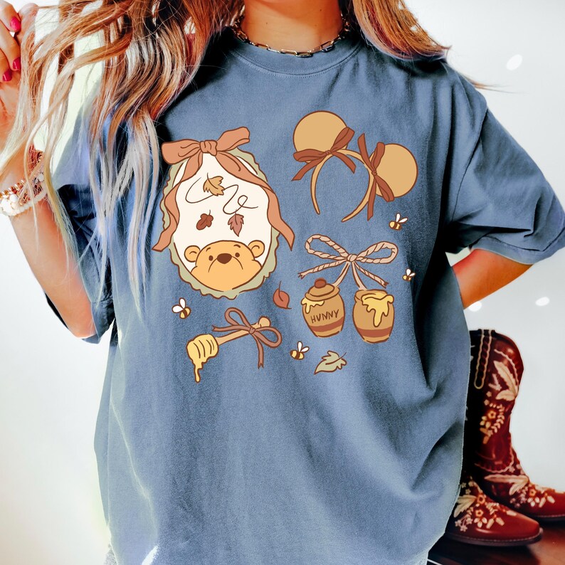 Comfort Color® Disney bear shirt Mama Bear shirt Halloween cute bear tee Disney Family Shirt disney trip shirt disney fall shirt 00893 image 7