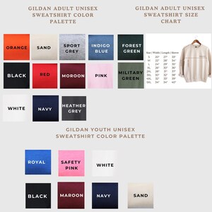 a poster with different colors of clothing on it