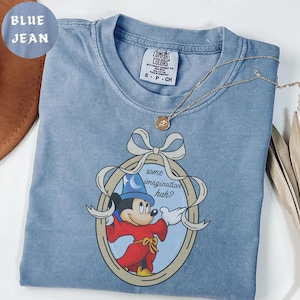 Comfort Color® Disney Magical Fantasia some imagination tee Vintage Mickey Wizard t-shirt Mouse Wizard Sweatshirt Disney trip shirt, 00758
