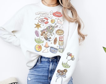Comfort Colors® Vintage Toy Story Tee, Retro Pixar Pizza Planet Shirt, Disney Adventure Tee, Magic Kingdom Tee, Disney Vacation Tee 001325