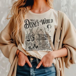 Comfort Color® Walt Disney World Shirt, The Happiest Place on Earth Shirt, Disney trip 2024, Disney Dream Shirts, Mickey Minnie Shirt, 00218 afbeelding 5