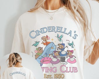 Comfort Color® Disney Shirt Cinderella est 1950 Cinderella and co Sewing Club 1950 Vintage Disney Princess Sewing Shirt Disneyworld tee 0177