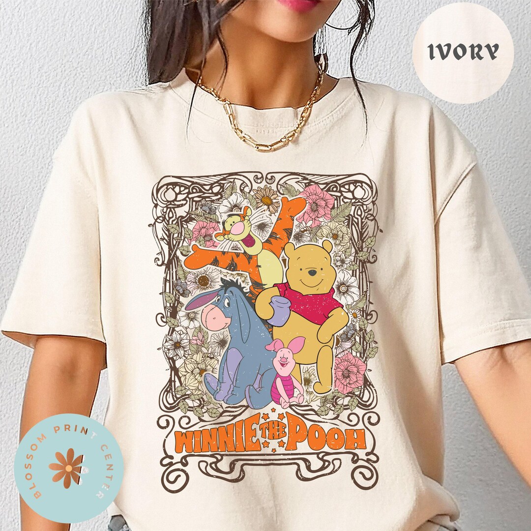 Comfort Color® Disney Winnie the Pooh and Friends Shirt, Vintage ...