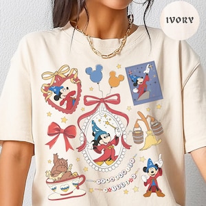 Comfort Color® Disney Magical Fantasmic 1992 Coquette tee, Mickey t-shirt, Mouse Wizard tee, Disney trip shirt, 00826
