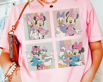 Comfort Color® Minnie Daisy Disney Girl Trip Shirt, Disney Minnie and Daisy T-shirt, Disneyworld Coquette Tee, Girls Matching Shirt, 001573