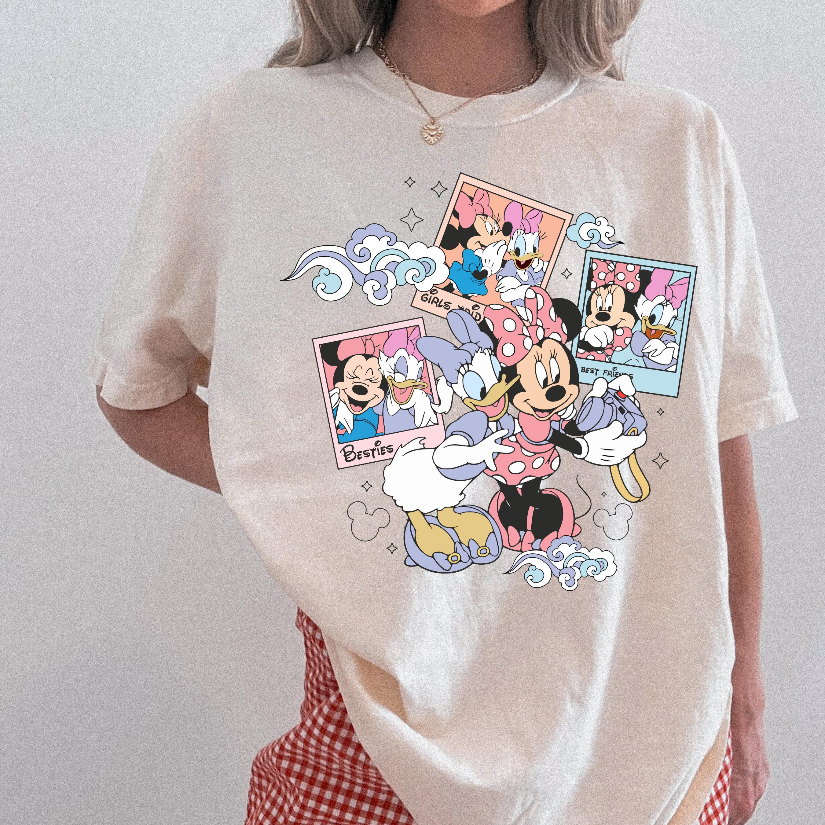 Comfort Color® Minnie and Daisy Girls trip Shirt Disney Bestie shirt Minnie Daisy shirt Vintage Minnie Shirt Disney Trip tee 00757