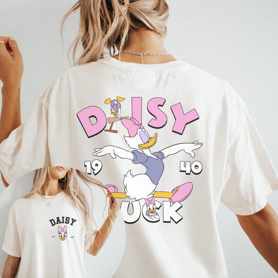 Disney Comfort Color, Retro Daisy Duck Shirt, Daisy Duck Trip Shirt, Daisy est 1940 Shirt, Disney Girl Trip Shirt, Disney Vacation 00180