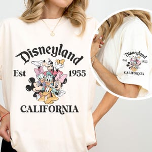 Comfort Color® Retro Disneyland California Shirt Disneyland Est 1955 Shirt Disney Vacation Shirt Mickey And Friends Shirt Walt Disney, 00208