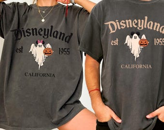 Comfort Color® Vintage Disneyland Est 1955 California Mickey Ghost Shirt Disneyland Halloween Shirt Mickey Halloween Minnie Halloween 00106