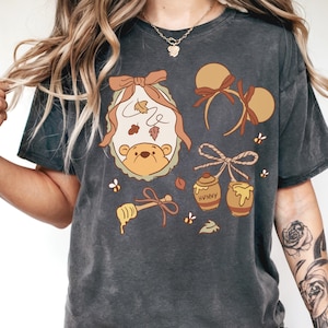 Comfort Color® Disney bear shirt Mama Bear shirt Halloween cute bear tee Disney Family Shirt disney trip shirt disney fall shirt 00893 image 5
