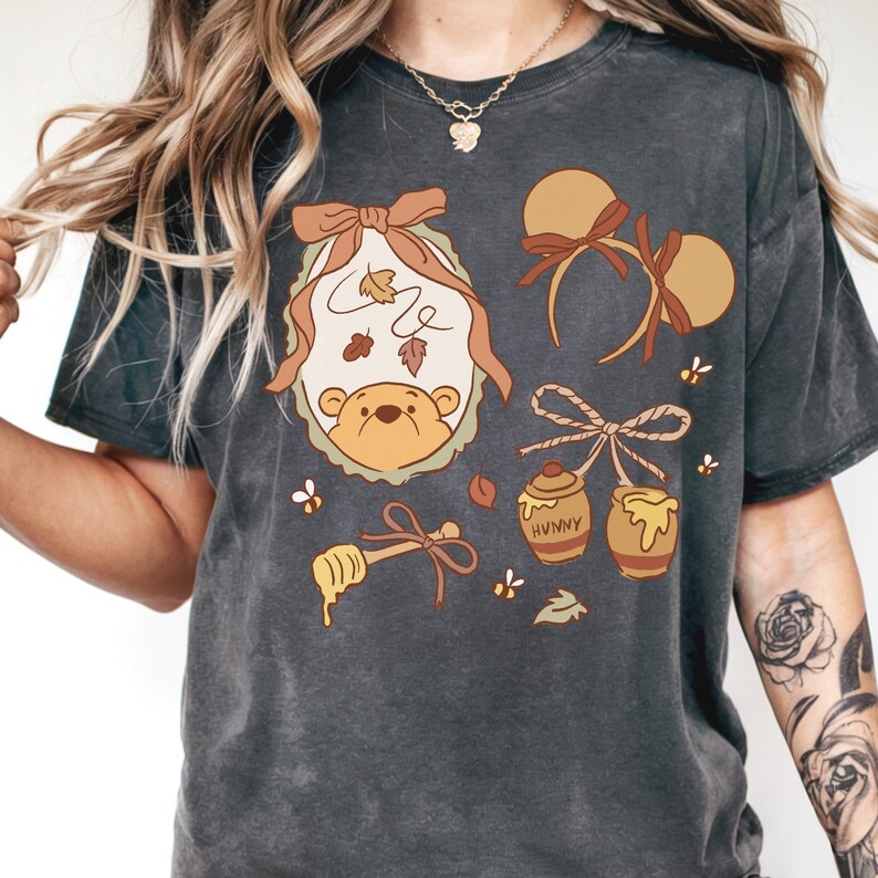 Comfort Color® Disney bear shirt Mama Bear shirt Halloween cute bear tee Disney Family Shirt disney trip shirt disney fall shirt 00893 image 5