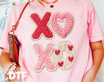 Comfort Colors® XOXO Love Shirt, Valentine’s Day XOXO Tee, Sweetheart Romance Tee, Matching Couple Shirt 001336