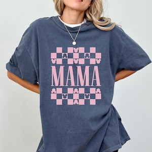 Comfort Color® Disney Mama Shirt, Disney Mom Tee, Gift for Mom, Disney Vacation Shirt, Minnie Ear Shirt, Disney Family Shirt, Mom Tee, 0240 image 6