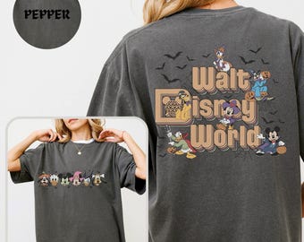 Comfort Color® Walt Disney World Halloween Shirt, Mickey, and Friends Shirt, Disney trip 2024, Spooky Season Shirt, 00247