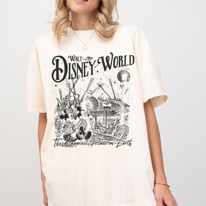 Comfort Color® Walt Disney World Shirt, The Happiest Place on Earth Shirt, Disney trip 2024, Disney Dream Shirts, Mickey Minnie Shirt, 00218 afbeelding 2