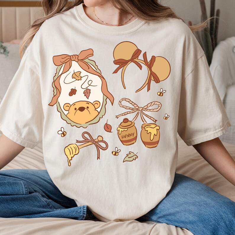Comfort Color® Disney bear shirt Mama Bear shirt Halloween cute bear tee Disney Family Shirt disney trip shirt disney fall shirt 00893 image 3