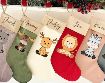 Christmas stocking, Personalized Christmas Stocking, Stockings for baby girls, Christmas Stocking for kids, Babys first Christmas stocking