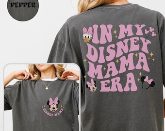Comfort Color® in my Disney Mom era Minnie shirt Disney Mom Shirt Pregnancy Announcement Disney Mom Shirt Mothers Gift Disney Best mom 00328
