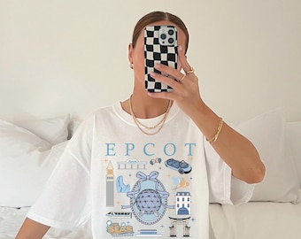 Comfort Color® Disney Epcot est 1982 Shirt, Disney Epcot World Tour T-shirt, Disney Epcot Trip Tee, Disneyland Family Trip, Wdw Tour, 0684