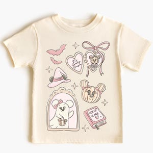 Comfort Color® Disney Mickey Minnie Ghost shirt Spooky Season with Pumpkin tee Minnie Boo T-shirt Halloween Party Mickey Not So Scary 00984 image 5