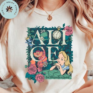 Comfort Colors® Retro Alice In Wonderland Water Shirt, Disney Shirt, Disney World Shirt, Disney Movie Shirt Disneyland Trip Tee 00338