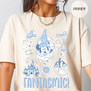 Comfort Color®  Vintage Disney Mickey Fantasmic shirt, Magical Fantasia tee, Mouse Wizard tee, Disney trip tee, 00694