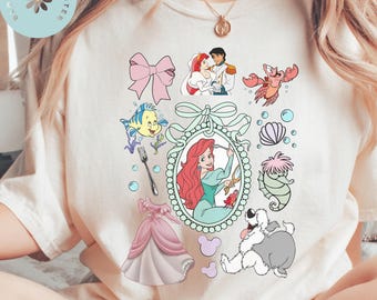 Comfort Color® Disney Little Mermaid Shirt Atlantica Ariel Sweatshirt Disney Princess Ariel T-shirt Birthday Disney Trip tee 00722