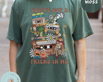 Comfort Color® Disney Toy Story you have got a friend in me Shirt, toy story birthday, Disney trip shirt, Toy Story Characters tee, 00344