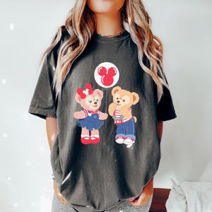 Comfort Color® Duffy Bear Shirt, Retro Disney Mickey Ear Shirt, Cute Teddy Bear tee, Shellie teddy, Disney family sweatshirt, 00655