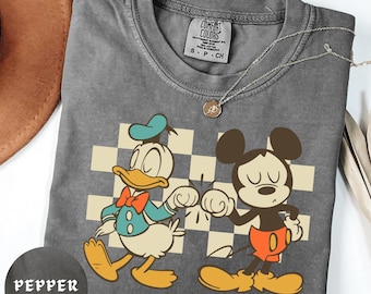 Comfort Color® Retro Mickey and Friends t-shirt Mickey and Donald tee Magic Kingdom shirt Disney World Shirt Disney Family Shirt 00877