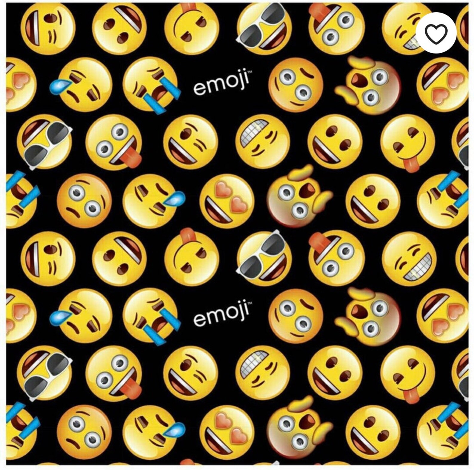 Emoji with Satin Lining Sleep Cap Hair Protector Etsy