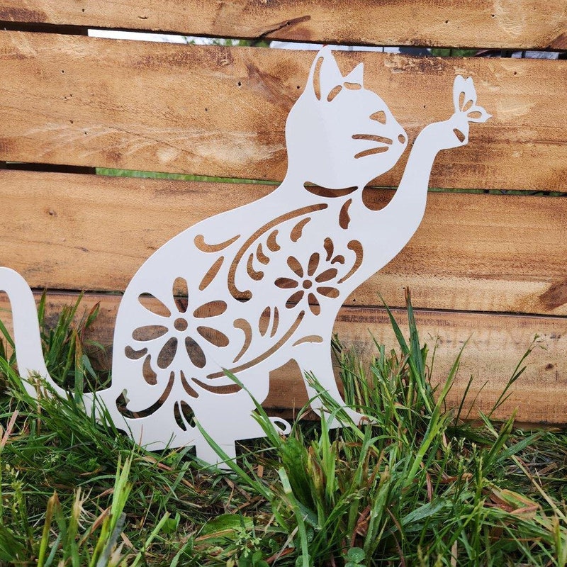 Cat Garden Decor - Etsy