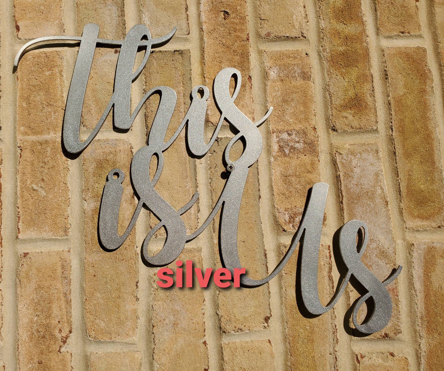 This is Us Metal Sign Etsy