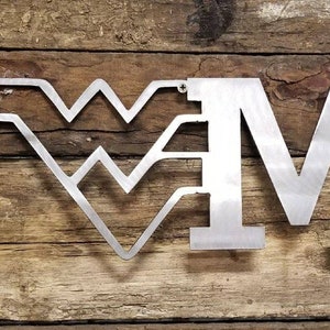West Virginia Metal Home Sign, Home, WV metal sign