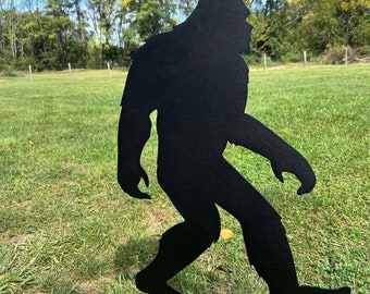 24" Sasquatch Garden Stake, sasquatch yard sign, metal decor