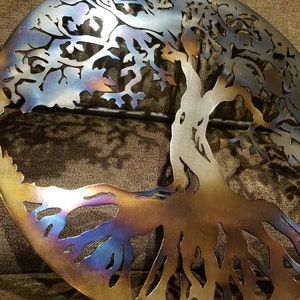 18 in Tree of Life Metal wall hanging. 100% made in the USA!