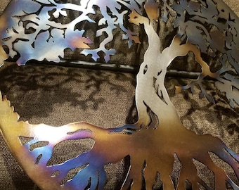 18 in Tree of Life Metal wall hanging. 100% made in the USA!