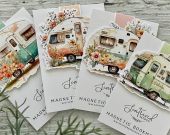 Vintage Caravans MAGNETIC BOOKMARKS