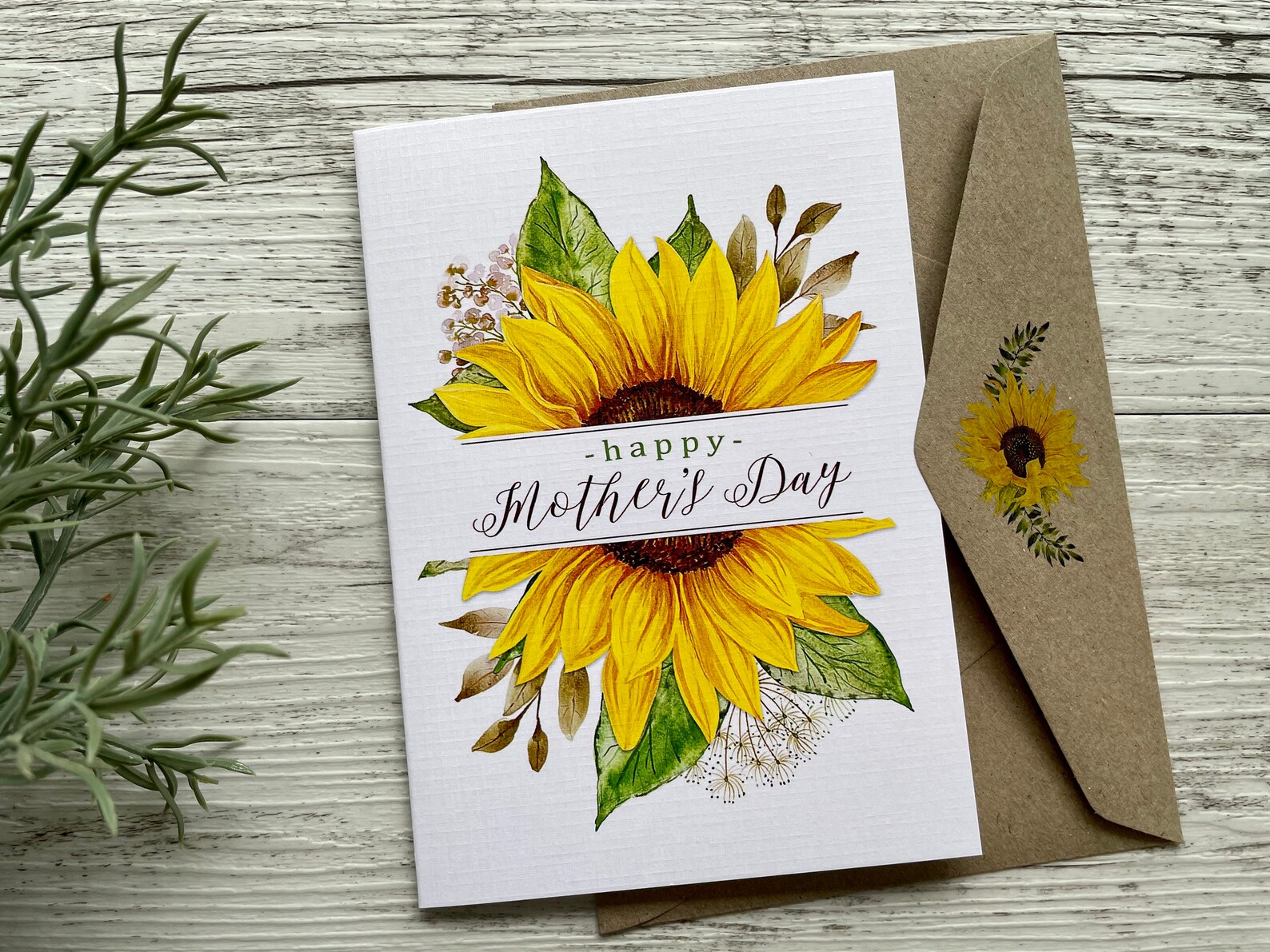 SUNFLOWER Mothers Day Card Australian Flower Mothers Day Etsy Ireland