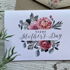 Cartão de Dia das Mães com Buquê Nativo AUSTRALIANO - Cartão de Dia das Mães com Flor Australiana