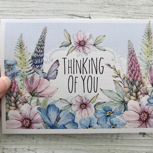 SPRING GARDEN card - Thank you - With Love - Thinking of You - Happy Birthday - Scattered Seed Co