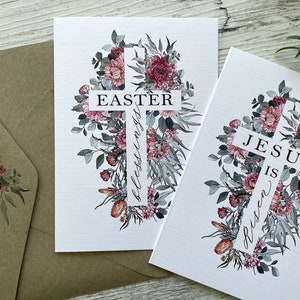 Tarjetas de Pascua con flores australianas - Tarjetas cristianas de Pascua - Scattered Seed Co